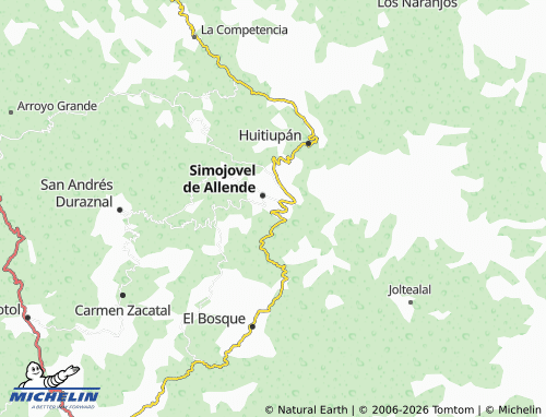 MICHELIN-Landkarte Juan Gómez II - ViaMichelin