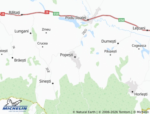 Mappa MICHELIN Popești - ViaMichelin