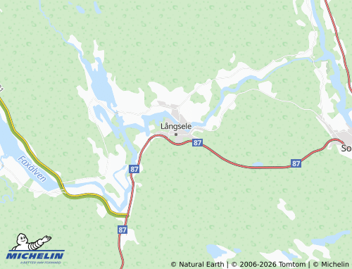 Carte MICHELIN Långsele - ViaMichelin