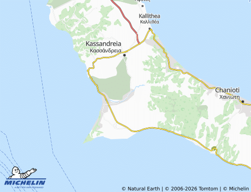 Mapa MICHELIN Fourka - ViaMichelin