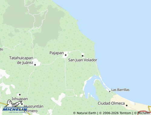 Mapa MICHELIN Tecolapan - ViaMichelin