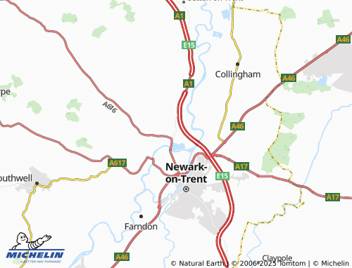 MICHELIN South Muskham map - ViaMichelin