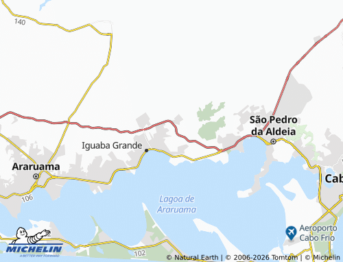 Mappa MICHELIN Dos Coqueiros - ViaMichelin