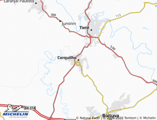 Mapa MICHELIN Cerquilho - ViaMichelin