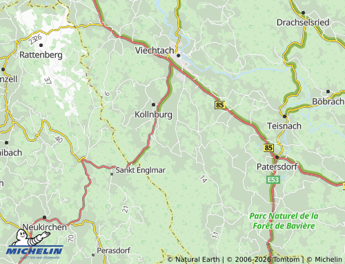 MICHELIN Rieglkopf map - ViaMichelin
