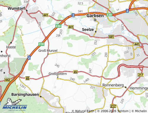MICHELIN Lathwehren map - ViaMichelin