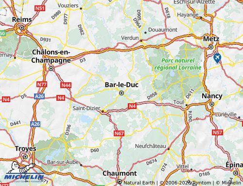 Kaart MICHELIN Maas - ViaMichelin