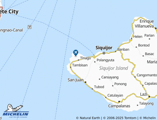 MICHELIN Tinago map - ViaMichelin