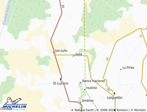 Mapa MICHELIN Jauja - ViaMichelin