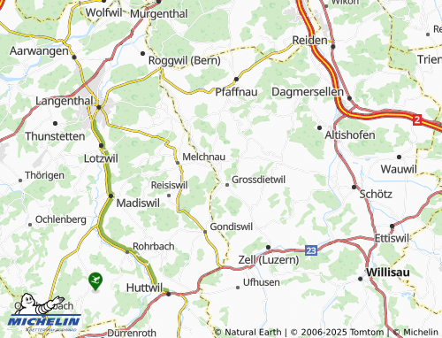 MICHELIN-Landkarte Altbüron - ViaMichelin