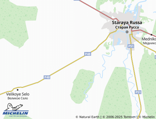MICHELIN Susolovo map - ViaMichelin