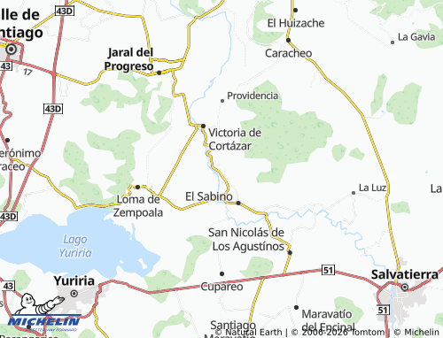 Mappa MICHELIN Santiago Capitiro - ViaMichelin
