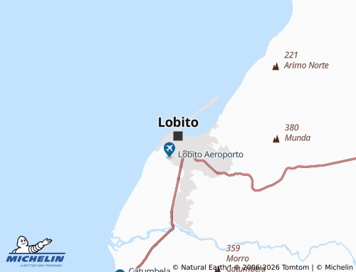 Carte MICHELIN Lobito - ViaMichelin
