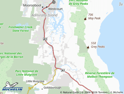 MICHELIN Packers Camp map - ViaMichelin
