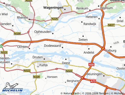 Mapa MICHELIN Dodewaard - ViaMichelin
