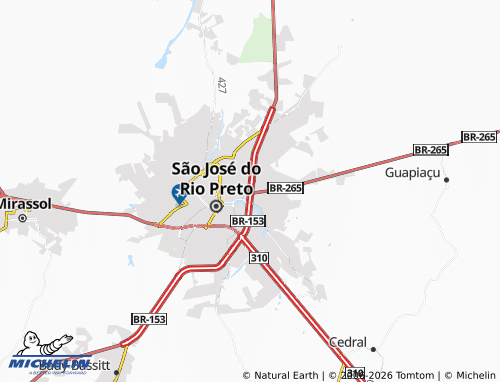 Mapa MICHELIN Jardim Primavera - ViaMichelin
