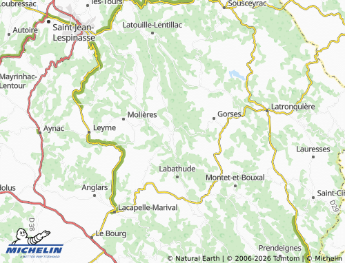 MICHELIN Terrou map - ViaMichelin