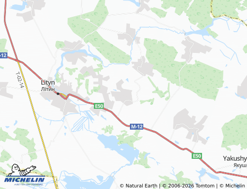 Mappa MICHELIN Malynivka - ViaMichelin