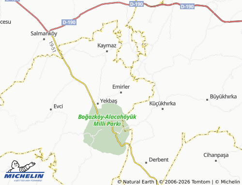 Mappa MICHELIN Emirler - ViaMichelin