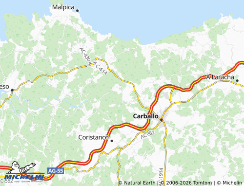 MICHELIN Cances da Vila map - ViaMichelin