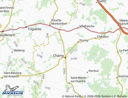 MICHELIN Buisson des Cailles map - ViaMichelin