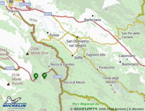 Mappa MICHELIN Stiffe - ViaMichelin