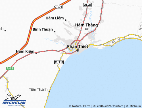 MICHELIN Đức Long map - ViaMichelin
