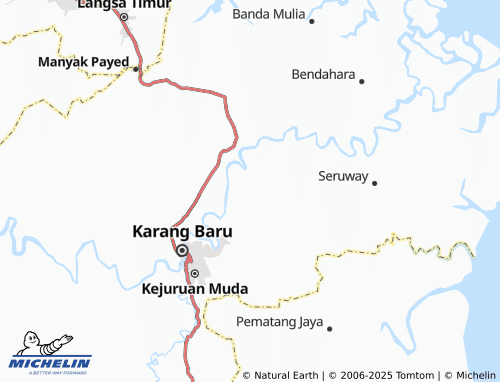 MICHELIN Kampung Pertamina map - ViaMichelin