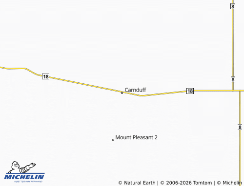 Kaart MICHELIN Carnduff - ViaMichelin