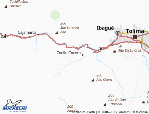 Carte MICHELIN Salitre Cocora - ViaMichelin