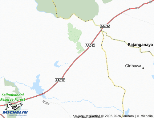 Mappa MICHELIN Aluthgama - ViaMichelin