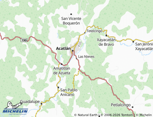 MICHELIN Las Nieves map - ViaMichelin