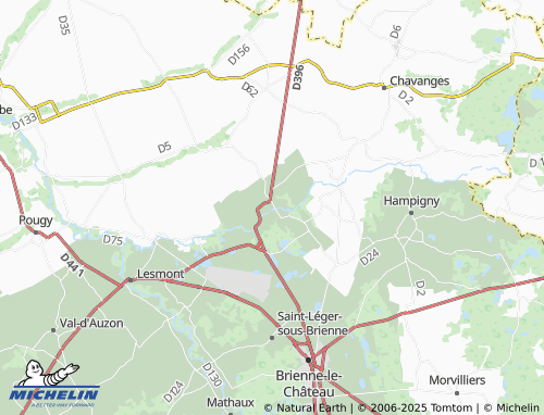 Mappa MICHELIN Rosnay-l'Hôpital - ViaMichelin