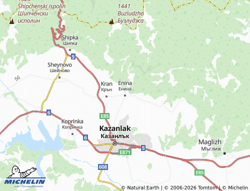 Mappa MICHELIN Enina - ViaMichelin