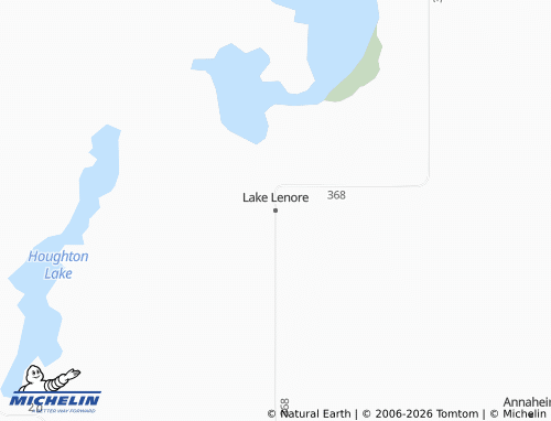 MICHELIN-Landkarte Lake Lenore - ViaMichelin