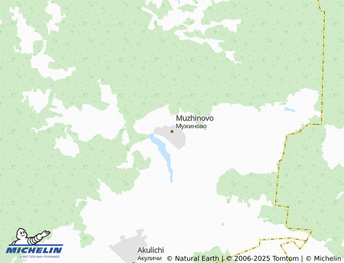 MICHELIN Muzhinovo map - ViaMichelin