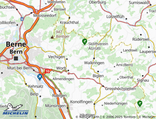MICHELIN-Landkarte Bangerten - ViaMichelin