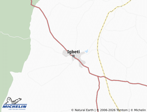 MICHELIN Igbeti map - ViaMichelin