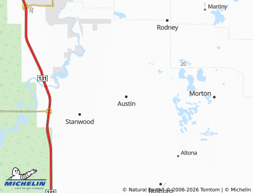 Mappa MICHELIN Austin - ViaMichelin