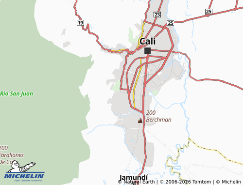 MICHELIN Los Chorros map - ViaMichelin