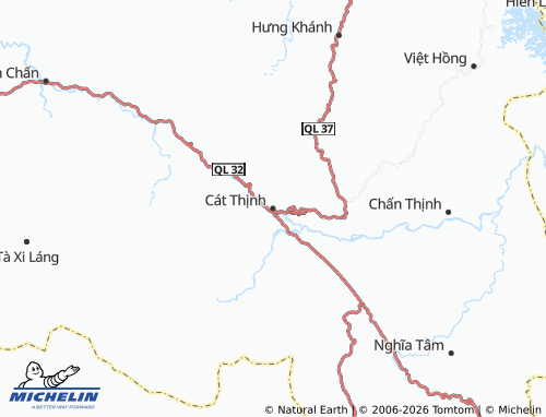 Mapa MICHELIN Cát Thịnh - ViaMichelin