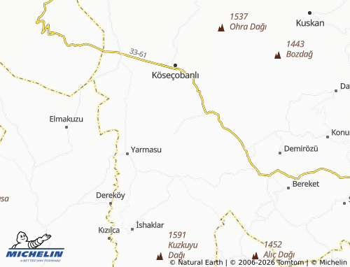 Mapa MICHELIN Bolyaran - ViaMichelin