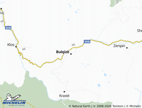 Mappa MICHELIN Bulqizë - ViaMichelin