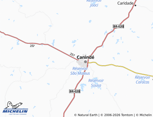 MICHELIN-Landkarte Canindezinho - ViaMichelin