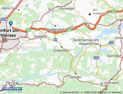 MICHELIN-Landkarte Grafenstein - ViaMichelin