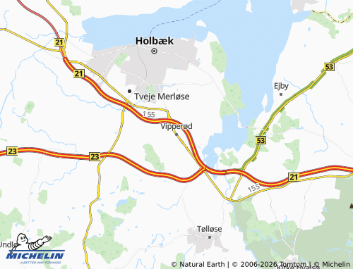 Mappa MICHELIN Vipperød - ViaMichelin