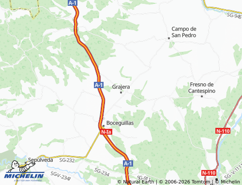 MICHELIN Grajera map - ViaMichelin