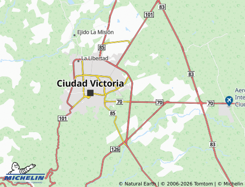 MICHELIN Patria Para Todos map - ViaMichelin