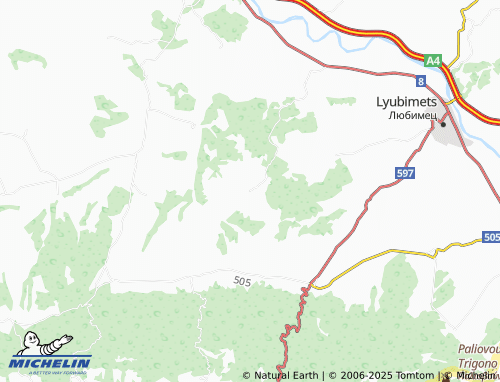MICHELIN Cherna mogila map - ViaMichelin