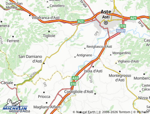 Kaart MICHELIN Antignano - ViaMichelin